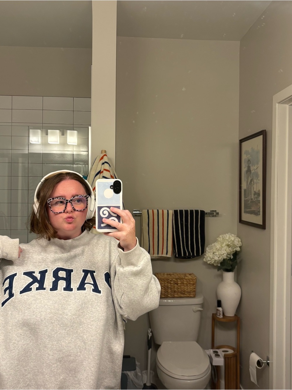 Gray Parke Logo Crewneck Sweatshirt